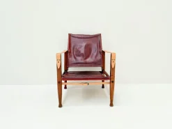 Pamono Vintage KK47000 Safari Chair in Leather by Kaare Klint for Rud Rasmussen, Denmark, 1930s Best