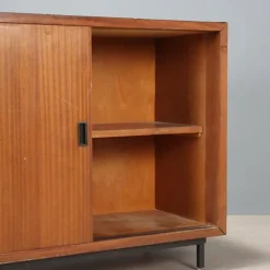 Pamono Vintage Laminate and Teak Veneer Cupboard, Italy, 1960s Online