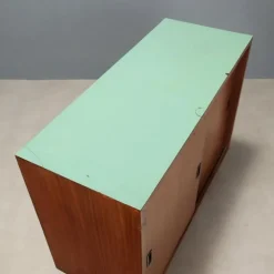 Pamono Vintage Laminate and Teak Veneer Cupboard, Italy, 1960s Online