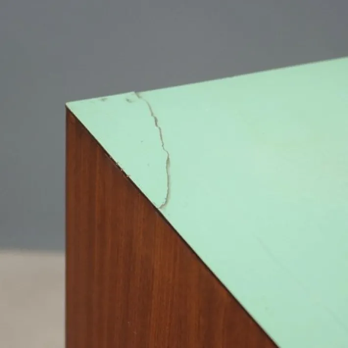 Pamono Vintage Laminate and Teak Veneer Cupboard, Italy, 1960s Online
