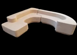 Pamono Vintage Lara Sofa in White Bouclé by Roberto Pamio for Stilwood, 1970s, Set of 2 Hot