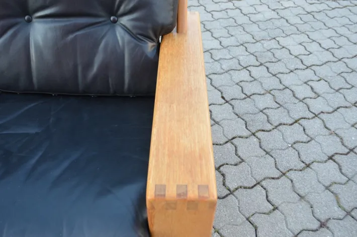 Pamono Vintage Leather Bonanza Sofa by Esko Pajamies for Asko Outlet