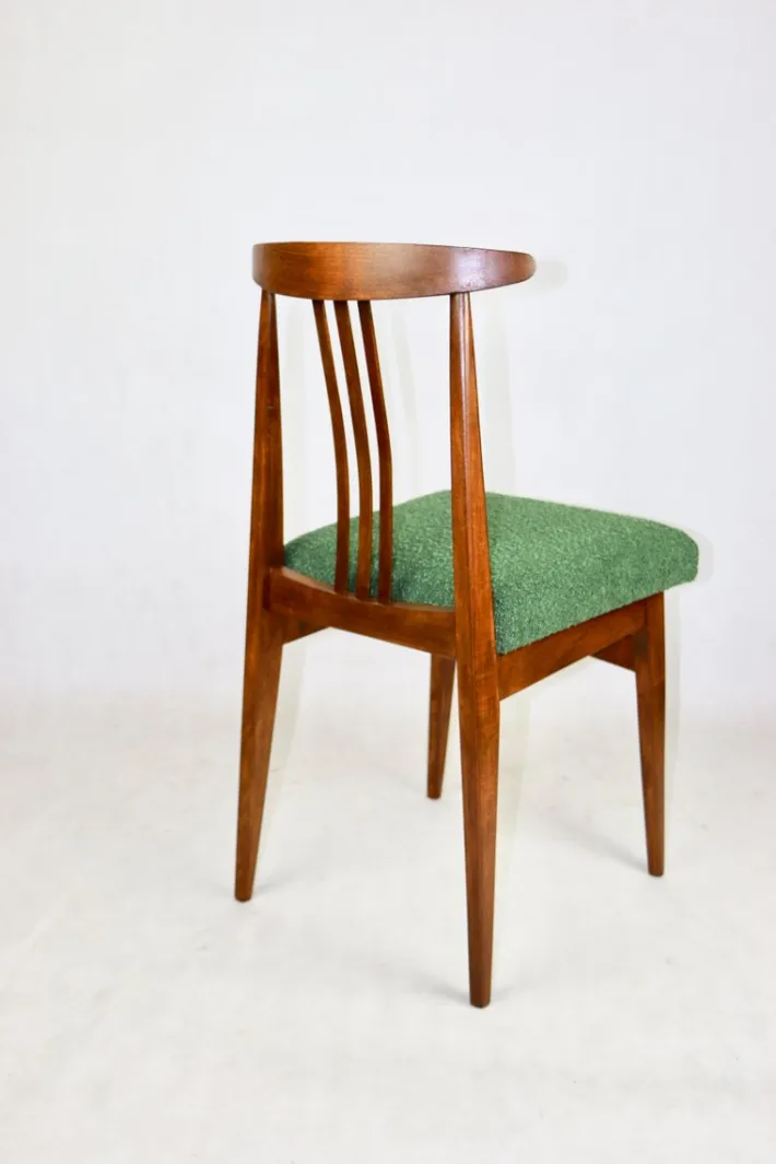 Pamono Vintage Loft Chair in Green Bouclé, 1970s Discount