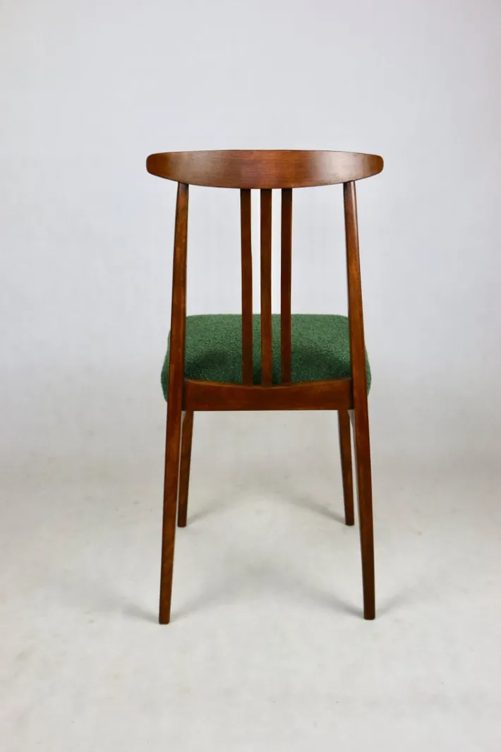 Pamono Vintage Loft Chair in Green Bouclé, 1970s Discount