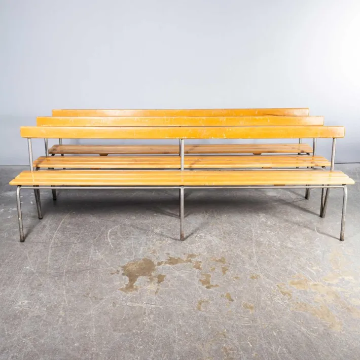 Pamono Vintage Long Bench, 1950s New