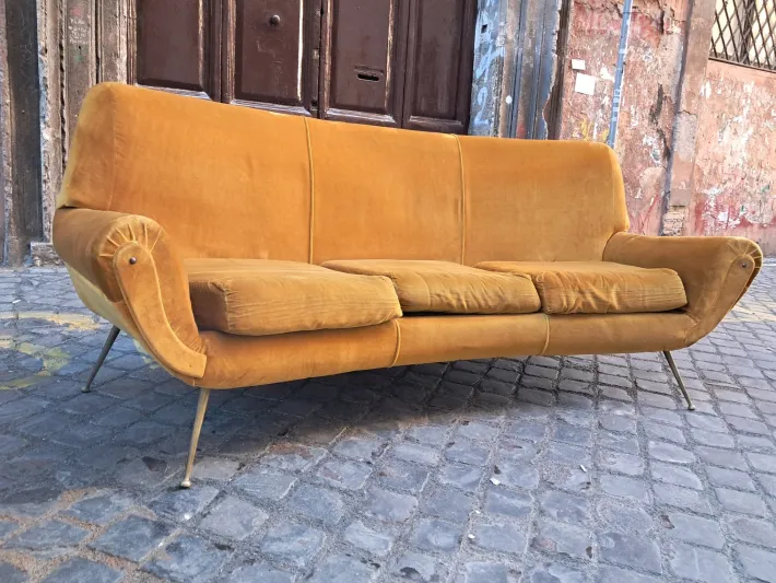 Pamono Vintage Lounge Chairs and Sofa, 1950s, Set of 3 Outlet