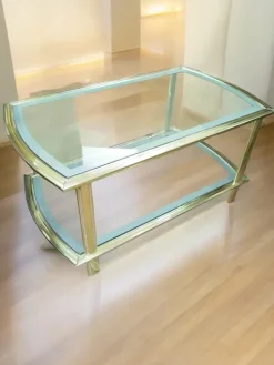 Pamono Vintage Low Coffee Table, 1980s Clearance