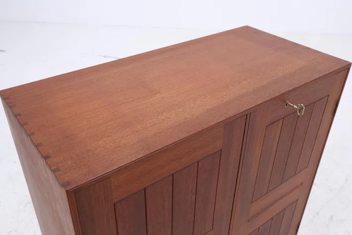 Pamono Vintage Mahogany Cabinet by Mogens Koch for Rud Rasmusson, 1980s Clearance