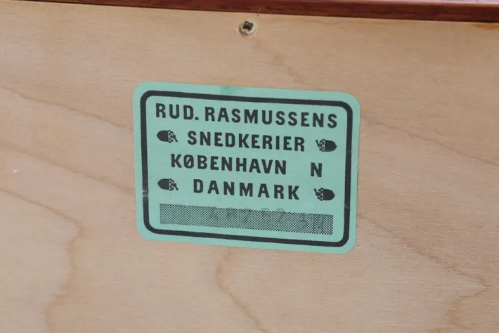 Pamono Vintage Mahogany Cabinet by Mogens Koch for Rud Rasmusson, 1980s Clearance