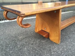 Pamono Vintage Mahogany Gymnastics Bench, 1950s Discount