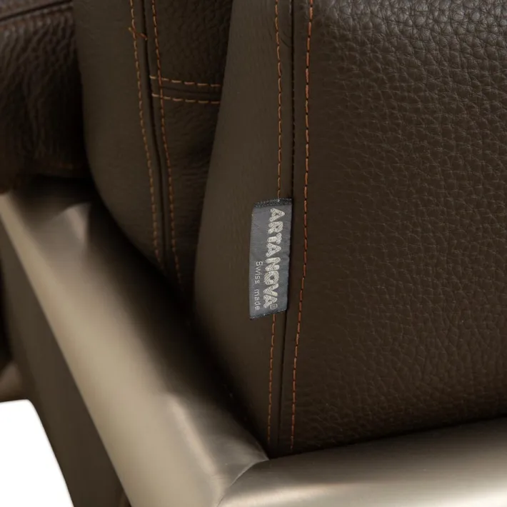 Pamono Vintage Medea Four-Seater Sofa in Leather by Artanova Clearance