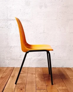 Pamono Vintage Meeting Chair in Orange Plastic Online