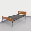 Pamono Vintage Metal and Formica Bed, 1960s Hot