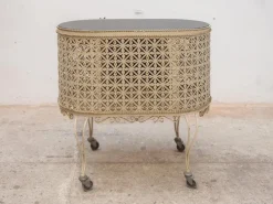 Pamono Vintage Metal Serving Table by Mathieu Matégot, 1956 Sale