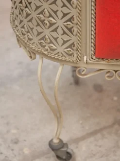 Pamono Vintage Metal Serving Table by Mathieu Matégot, 1956 Sale