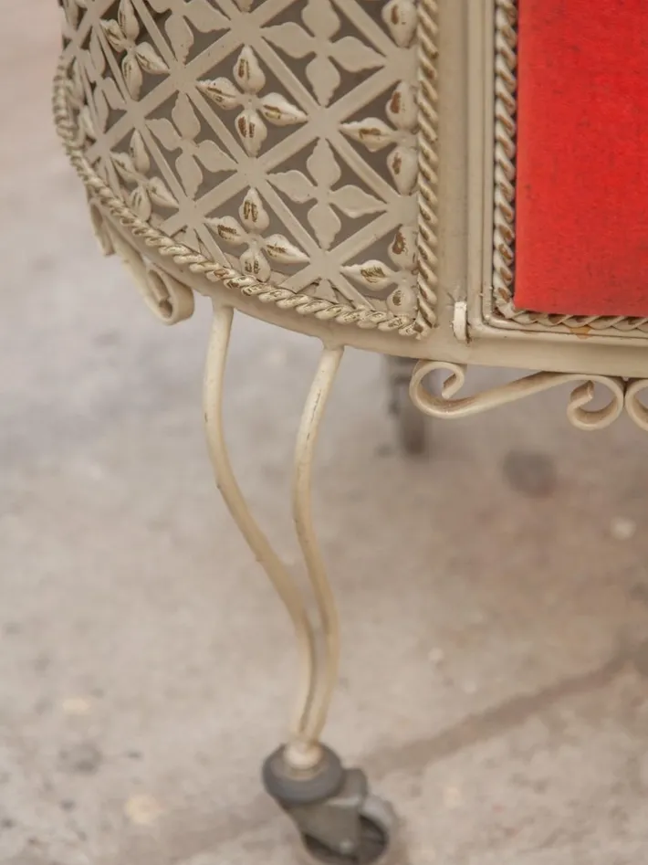 Pamono Vintage Metal Serving Table by Mathieu Matégot, 1956 Sale