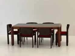 Pamono Vintage Model 122 Dining Chairs by Vico Magistretti for Cassina, 1960s, Set of 8 Online