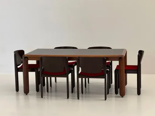 Pamono Vintage Model 122 Dining Chairs by Vico Magistretti for Cassina, 1960s, Set of 8 Online