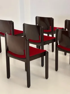 Pamono Vintage Model 122 Dining Chairs by Vico Magistretti for Cassina, 1960s, Set of 8 Online