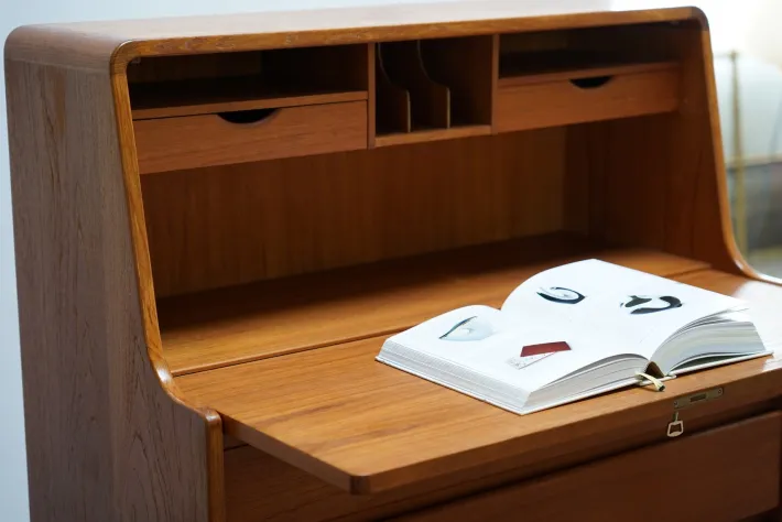 Pamono Vintage Model 88 Secretaire Desk by Arne Wahl Iversen for Vinde Møbelfabrik, 1960s