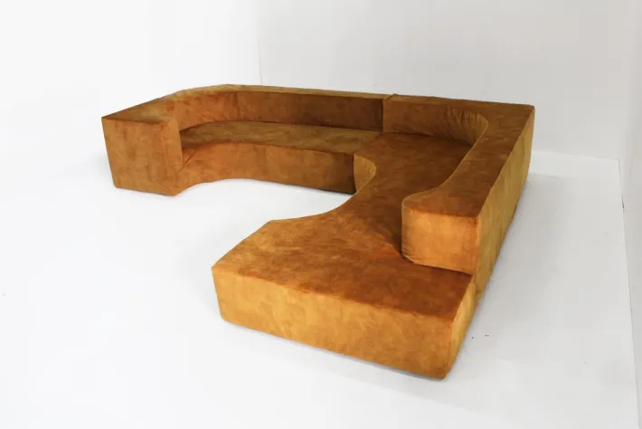 Pamono Vintage Modular Corner Sofa from Giovannetti Collezioni, 1990s, Set of 2 New