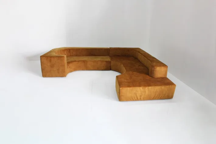 Pamono Vintage Modular Corner Sofa from Giovannetti Collezioni, 1990s, Set of 2 New