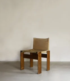 Pamono Vintage Monk Chairs by Afra & Tobia Scarpa for Molteni, 1970s, Set of 4 Online