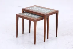 Pamono Vintage Nesting Tables by Severin Hansen for Haslev Møbelsnedkeri, 1960s, Set of 2 New