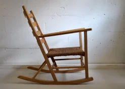 Pamono Vintage Norwegian Pine Rocking Chair, 1930s Clearance
