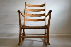 Pamono Vintage Norwegian Pine Rocking Chair, 1930s Clearance