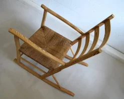 Pamono Vintage Norwegian Pine Rocking Chair, 1930s Clearance