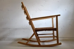 Pamono Vintage Norwegian Pine Rocking Chair, 1930s Clearance