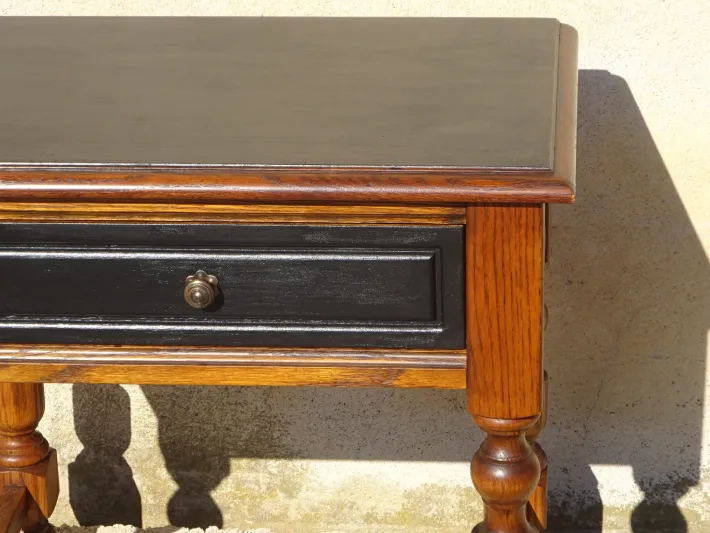 Pamono Vintage Oak Bedside Table, 1980s Best