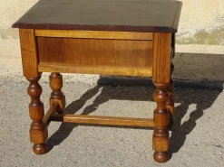 Pamono Vintage Oak Bedside Table, 1980s Best