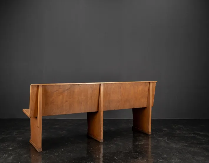 Pamono Vintage Oak Bench, 1960s Clearance