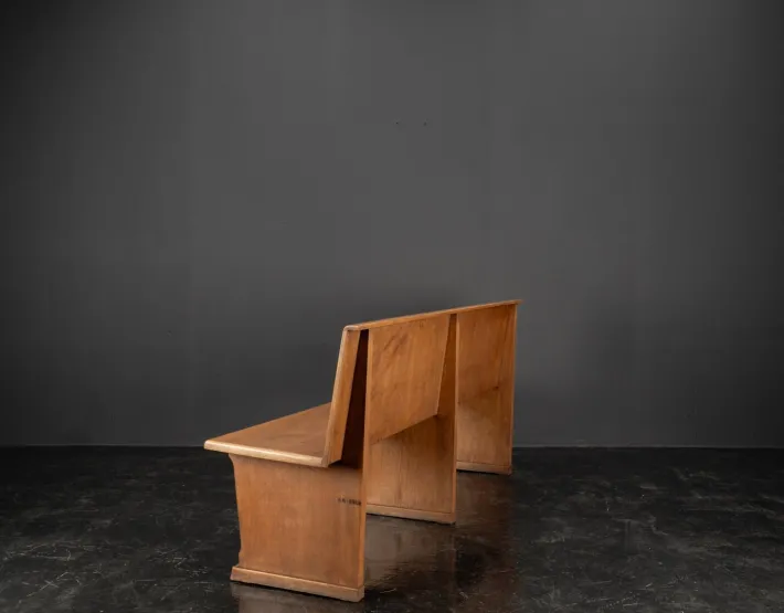 Pamono Vintage Oak Bench, 1960s Clearance