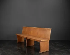 Pamono Vintage Oak Bench, 1960s Clearance
