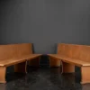 Pamono Vintage Oak Benches, 1960s, Set of 2 Online