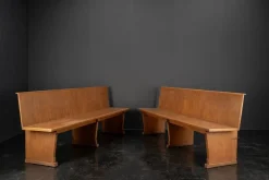 Pamono Vintage Oak Benches, 1960s, Set of 2 Online