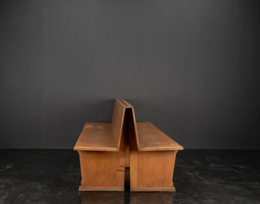 Pamono Vintage Oak Benches, 1960s, Set of 2 Online