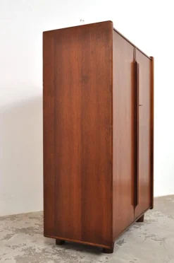 Pamono Vintage Oak Cabinet with Drawers, 1930s Hot
