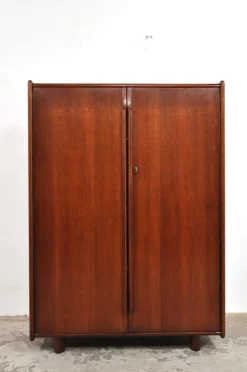 Pamono Vintage Oak Cabinet with Drawers, 1930s Hot