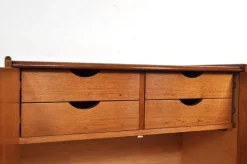Pamono Vintage Oak Cabinet with Drawers, 1930s Hot