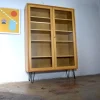Pamono Vintage Oak Display Cabinet from Bornhold, 1960s Outlet