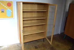 Pamono Vintage Oak Display Cabinet from Bornhold, 1960s Outlet