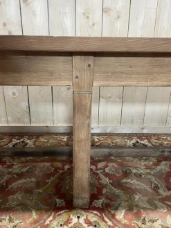 Pamono Vintage Oak Farmhouse Table Hot