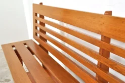 Pamono Vintage Oak Monastery Hair Salon Waiting Bench, 1950s Discount