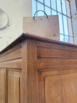 Pamono Vintage Oak Office Counter, 1950s New