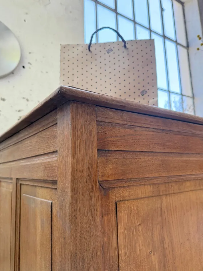 Pamono Vintage Oak Office Counter, 1950s New
