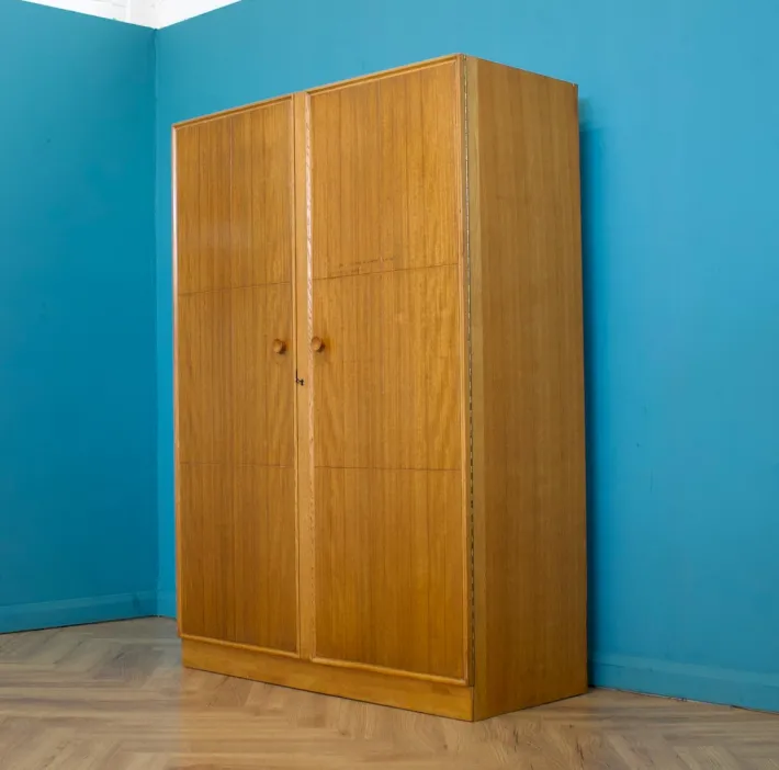 Pamono Vintage Oak Wardrobe from Meredew, 1960s, 1955 Best